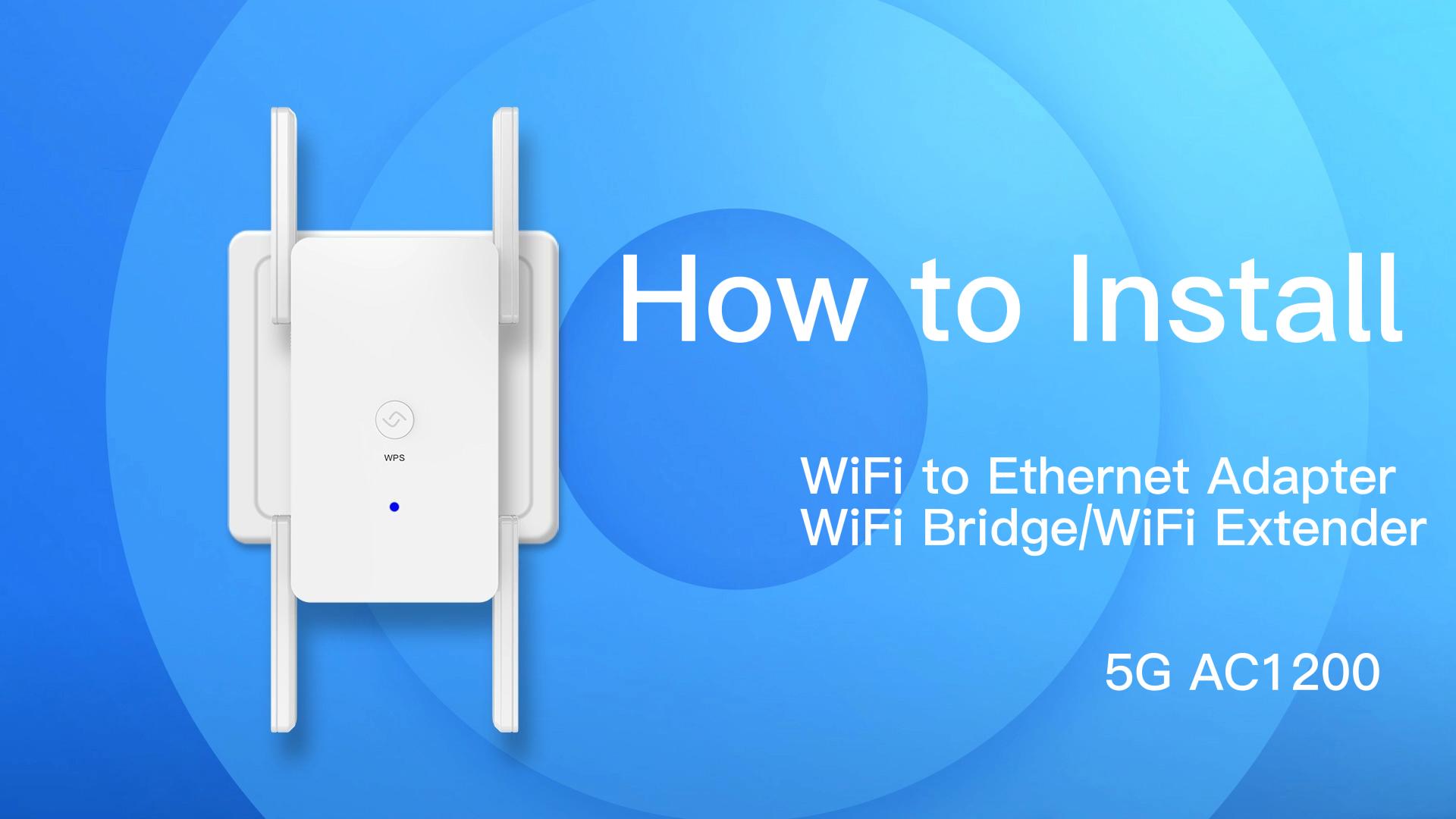 Movteke WiFi Extender Installation Video